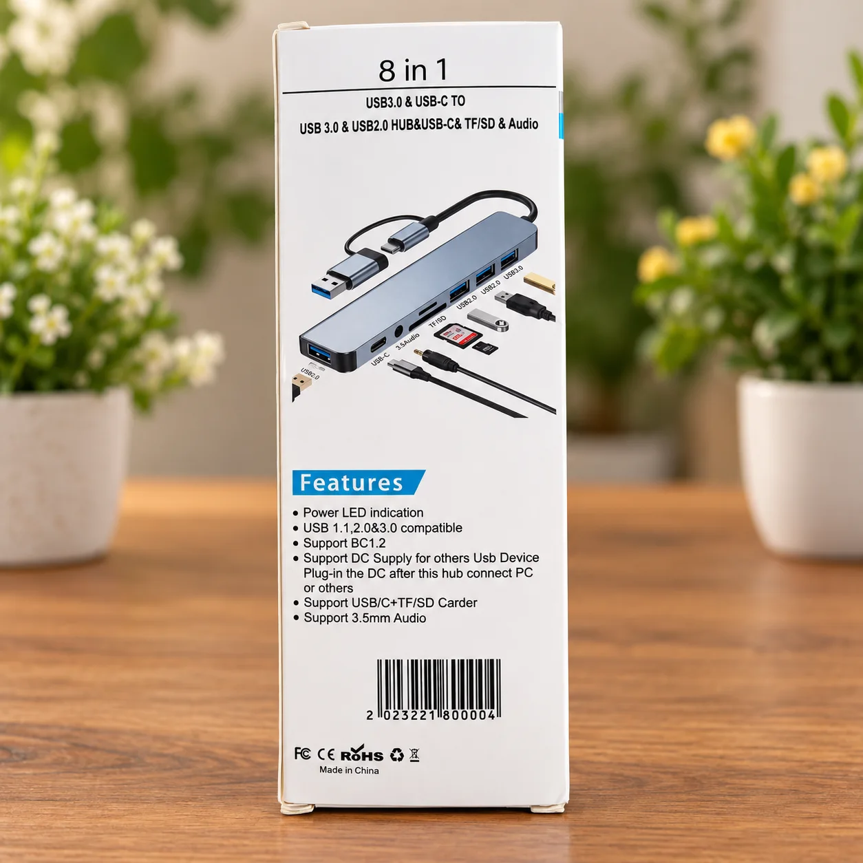 Hub 8 en 1 USB de 3,0 · imagen 3