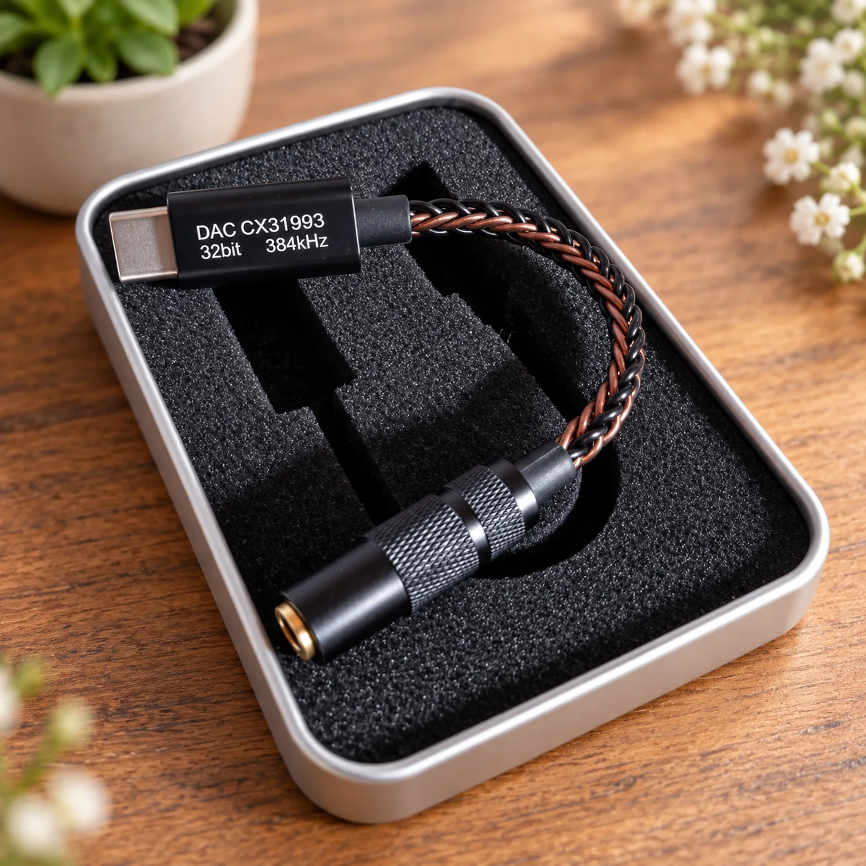 Dac para auricular auxiliar a tipo C · imagen 3