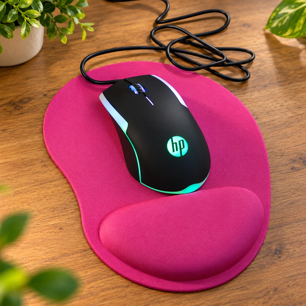 Mouse con cable con luz RGB - HP · imagen 3