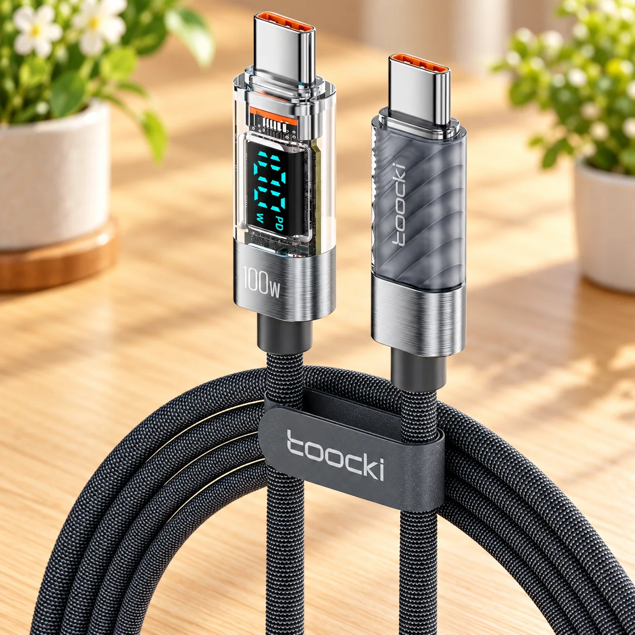 Cable de carga 100W LED - Toocki