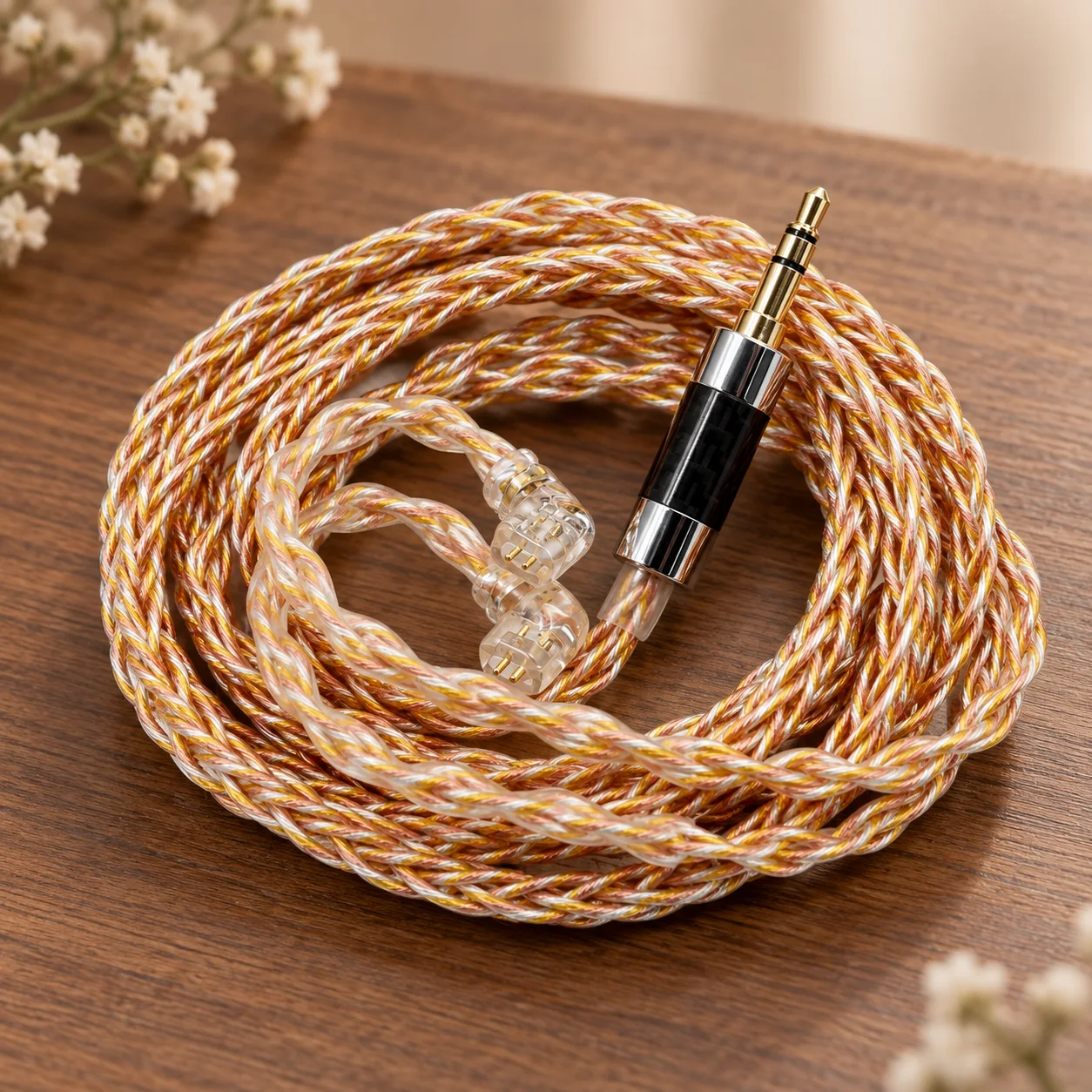 KZ 784 Core gold silver - Cable de auricular InEar