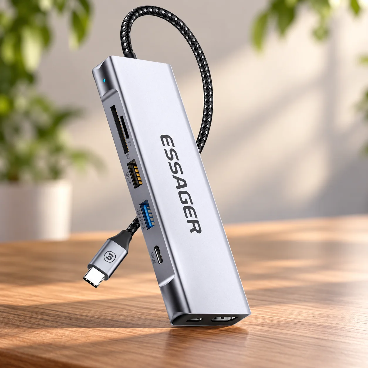 Essager HUB 8 EN 1 con Case SSD M.2