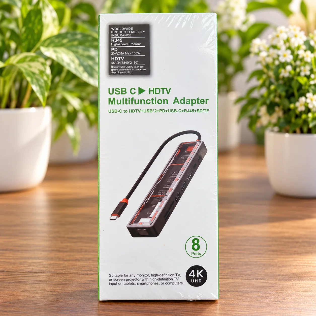 Adaptador HDMI transparente 5 en 1 · imagen 4